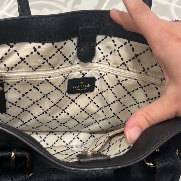 GUC Black Kate Spade leather tote - Picture 9 of 9